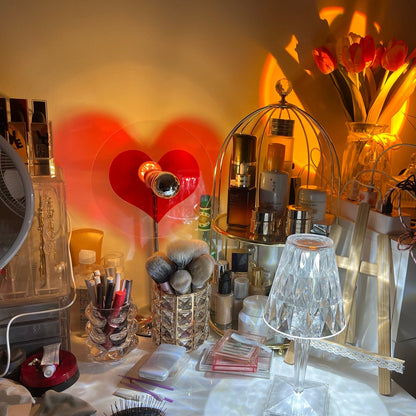 LoveGlow – Lampada da Tavolo Elegante con LED Ricaricabile