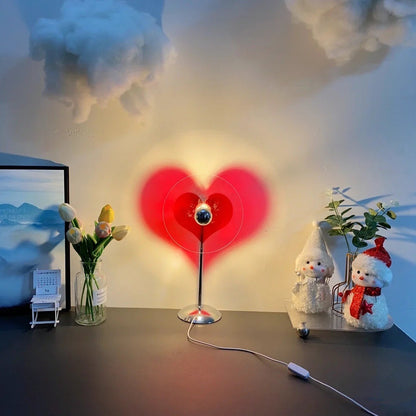 LoveGlow – Lampada da Tavolo Elegante con LED Ricaricabile