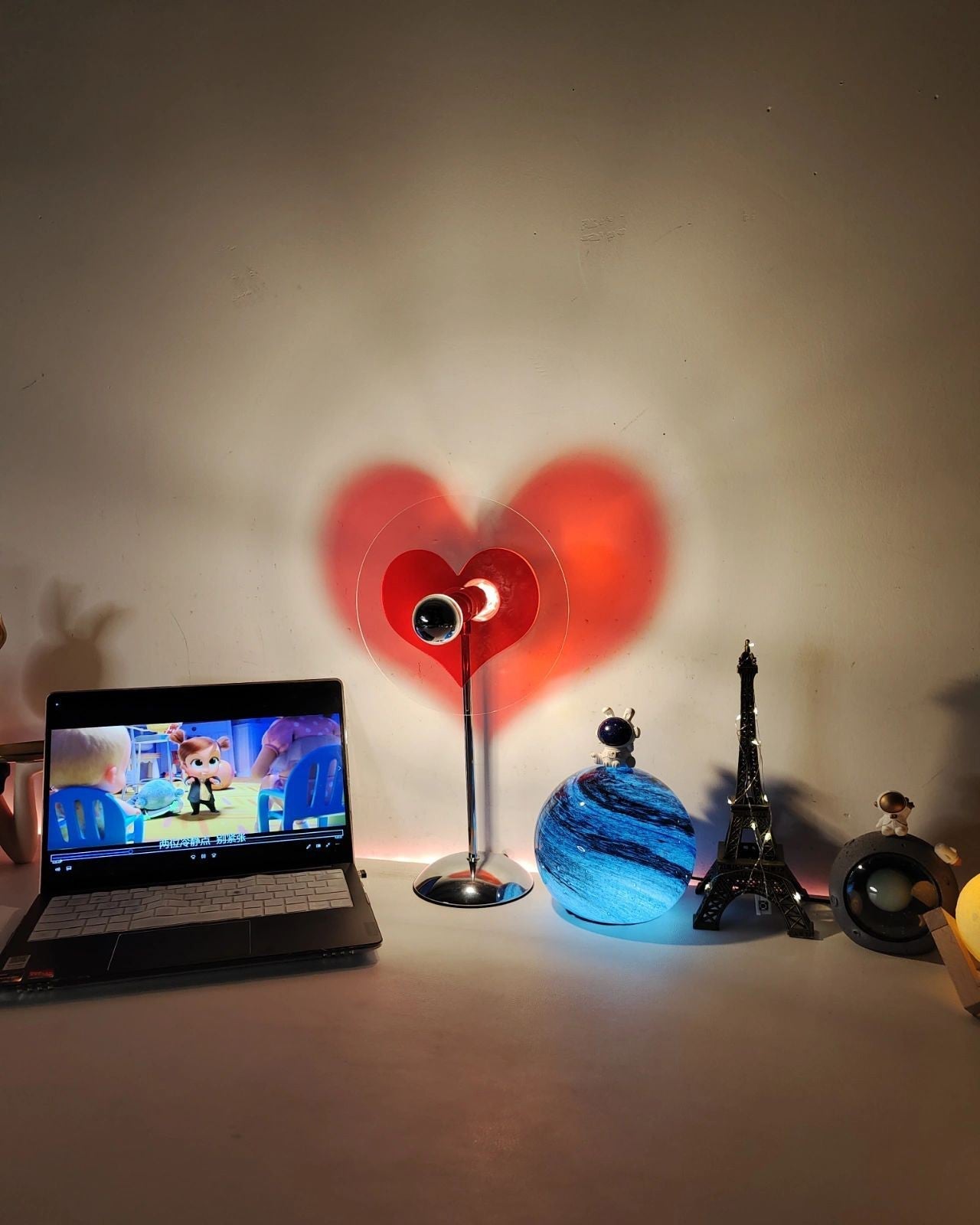 LoveGlow – Lampada da Tavolo Elegante con LED Ricaricabile