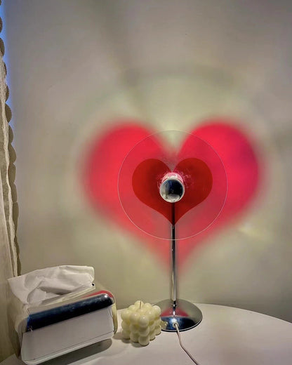 LoveGlow – Lampada da Tavolo Elegante con LED Ricaricabile