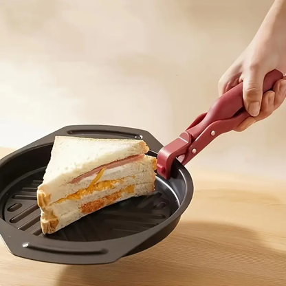 Heat Resistant Silicone Kitchen Tongs Grip 0