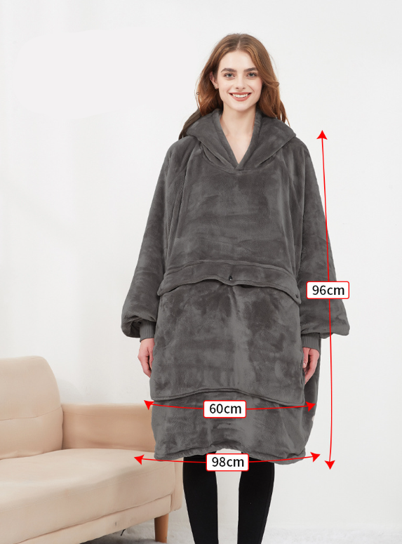 Heated Oversized Hoodie Blanket 2