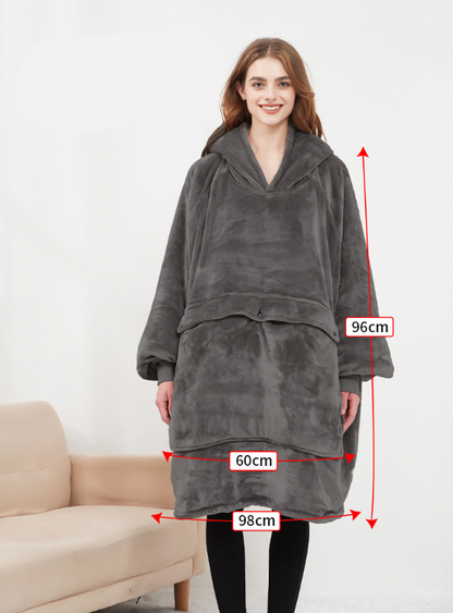 Heated Oversized Hoodie Blanket 2