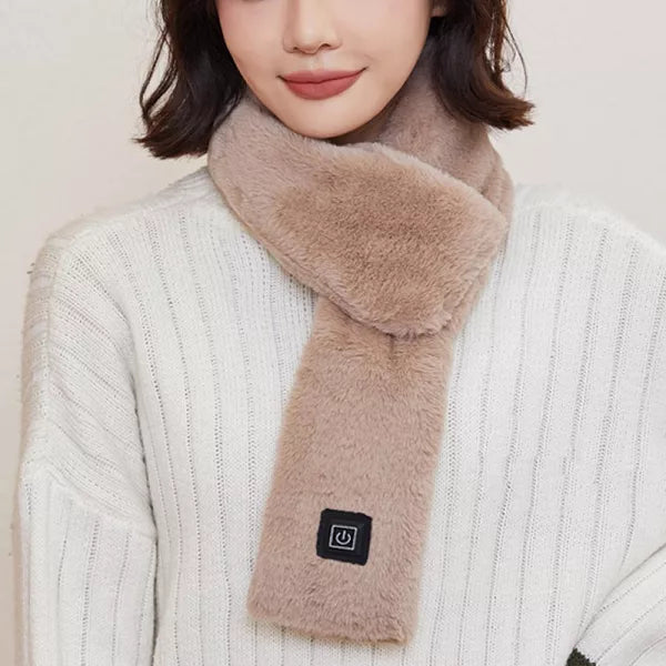 Heated Scarf with Soft Fleece for Winter Warmth 1