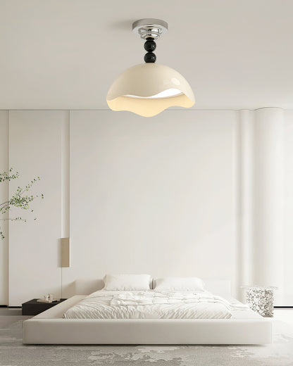 LuxeCrest - Ceiling Light with Subtle Detailing and Opulent Light