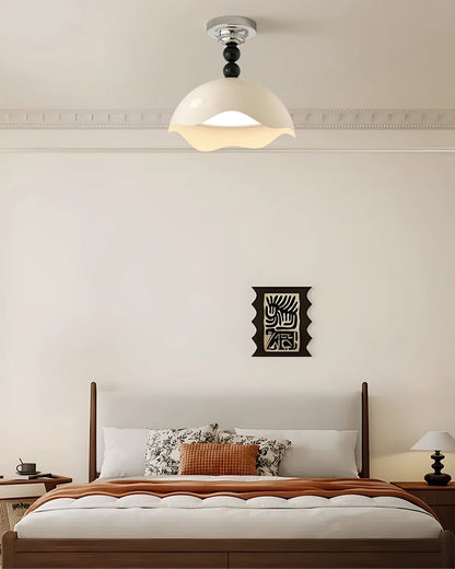 LuxeCrest - Ceiling Light with Subtle Detailing and Opulent Light