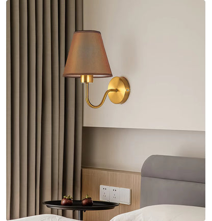 RusticGlow - Wandlamp van Stof in Amerikaanse Stijl