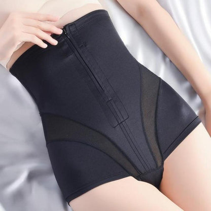 Postpartum High Waisted Tummy Control Pants With Compression & Support-3
