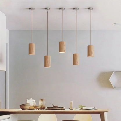 WoodVibe - Sleek Scandinavian Pendant Lamp