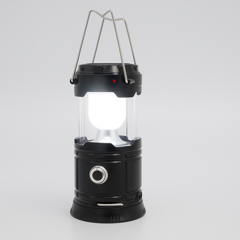 Hunting Gear Solar Rechargeable LED Camping Lantern 0