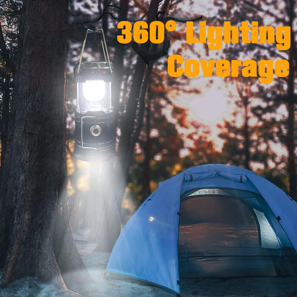 Hunting Gear Solar Rechargeable LED Camping Lantern 1