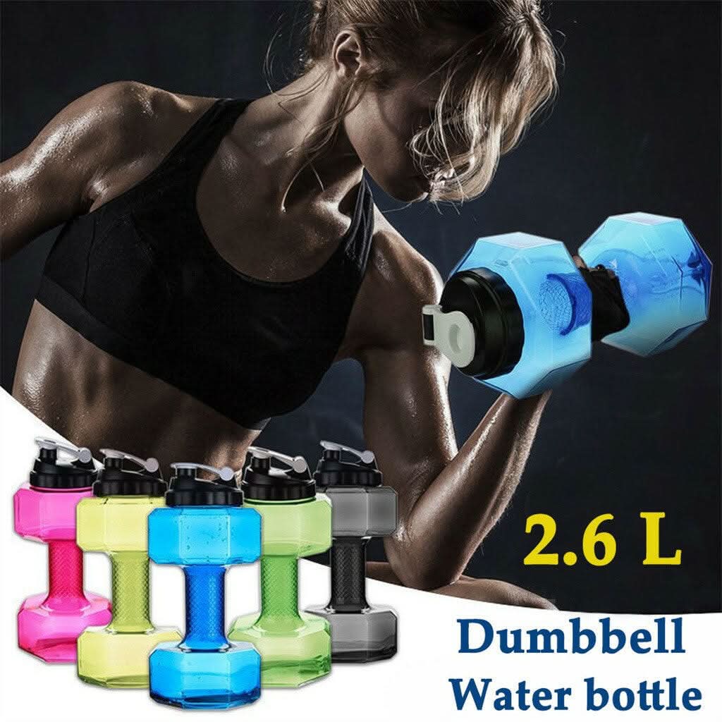 Hydraflex – Dumbbell water bottle 550ml for fitness & everyday use | 2-in-1 design 3