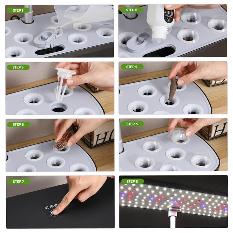 HydroBloom | Innovative Indoor Hydroponic Garden System with 12 Pods 3