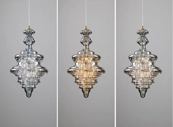 NebulaGlow - Grey Hanging Lamp