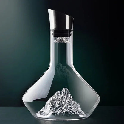Iceberg Crystal | Elegant Handmade Lead-Free Wine Decanter 1500ml 4