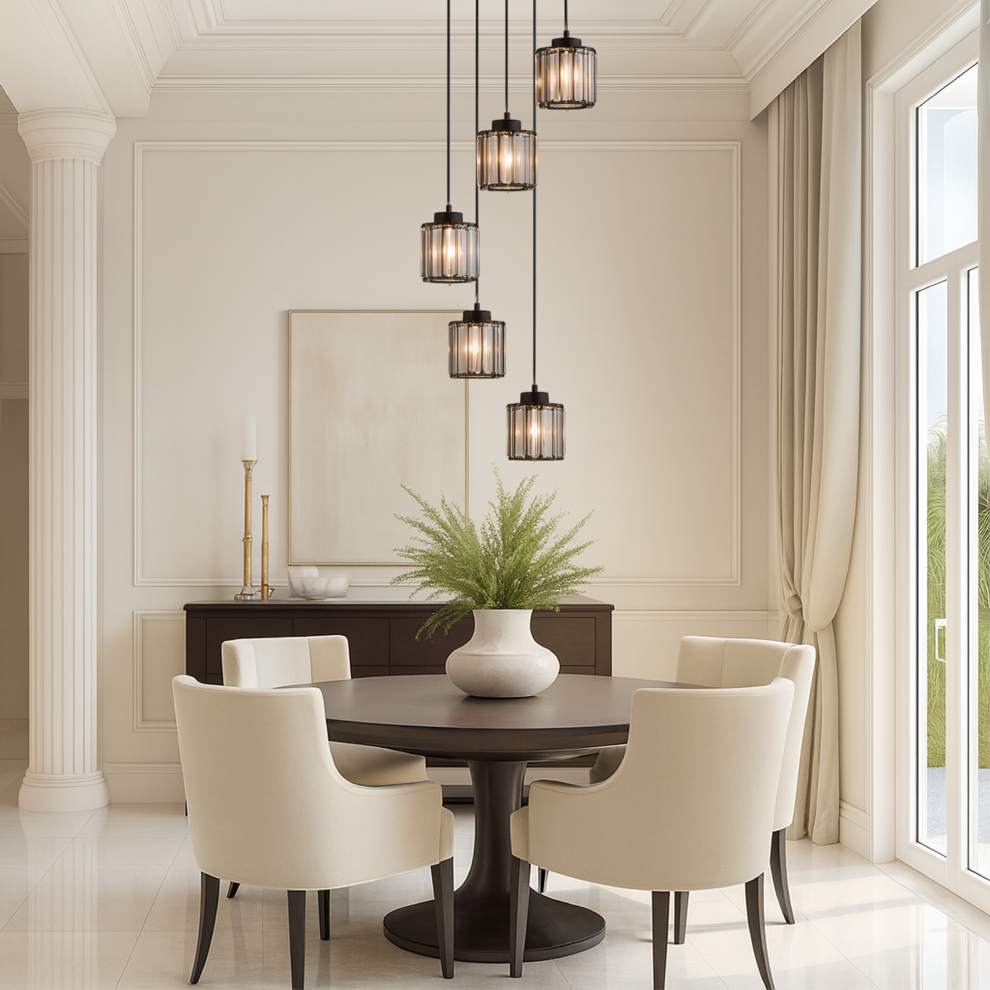 Ida Crystal Stair Chandelier 2