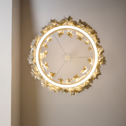 Illunor | Elegant Chandelier with Modern Touch of Ceramic Flowers 4