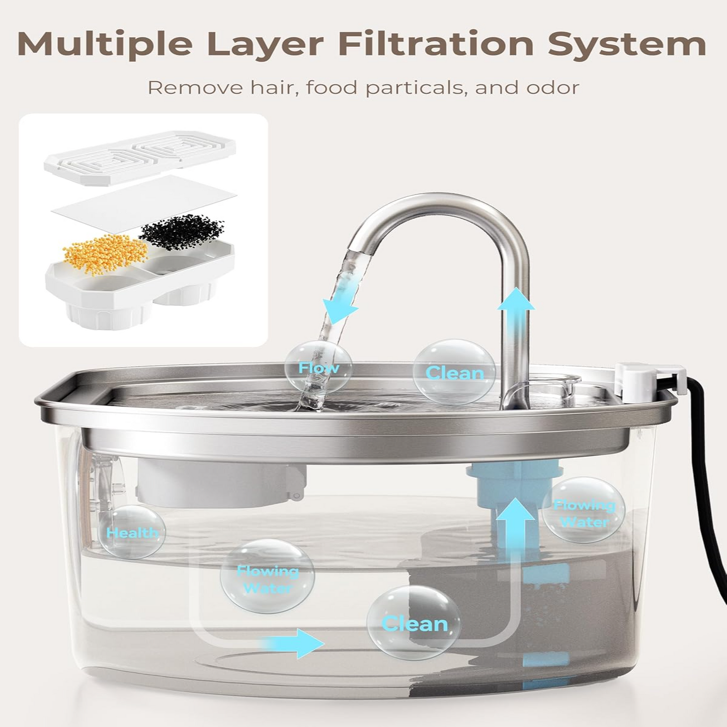 Stainless Steel Water Fountain