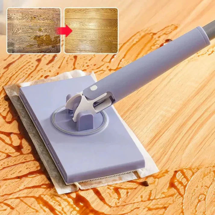 Innovative Cleaning Mop with 360° Swivel Head and Easy-Change Reusable Cloths - Eco-Friendly Design 3