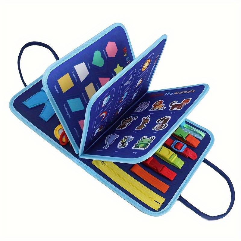 Interactive Montessori Learning Book for Kids – Engaging Activities with Laces, Zippers, and Buttons 6