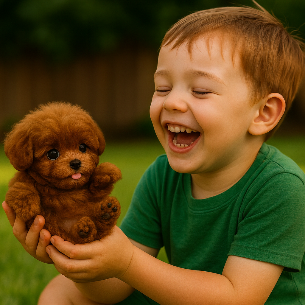 Interactive Puppy Toy - Voice and Touch Responsive with Realistic Movements, Soft Synthetic Leather, Low-Noise 1