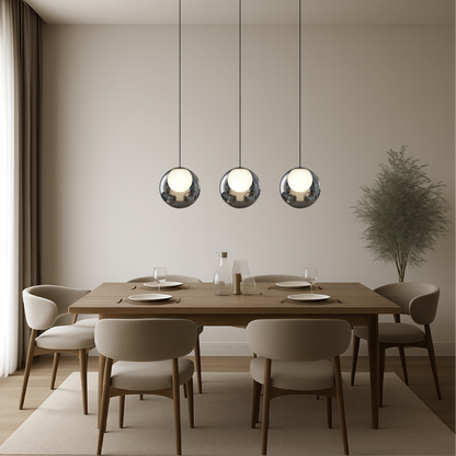 Italian glass pendant lamp 6