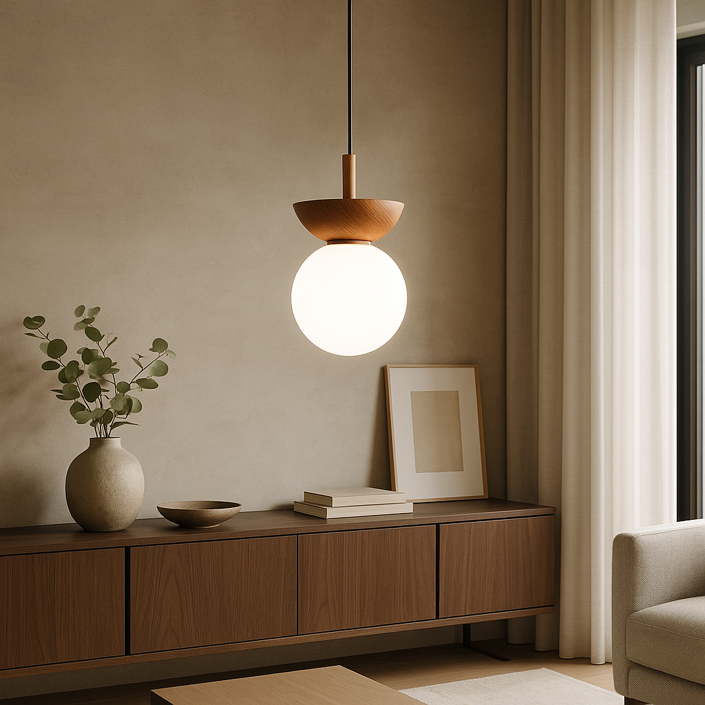 Japandi Pendant Lamp - Natural Look 3