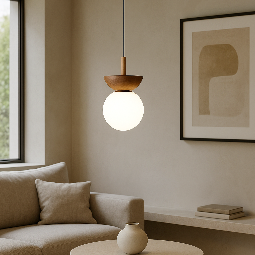 Japandi Pendant Lamp - Natural Look 4