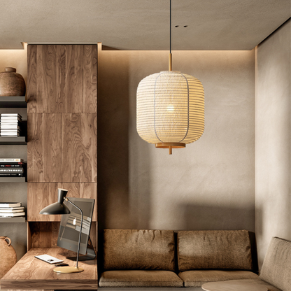 Japanese Rice Paper Hanging Lamp 4