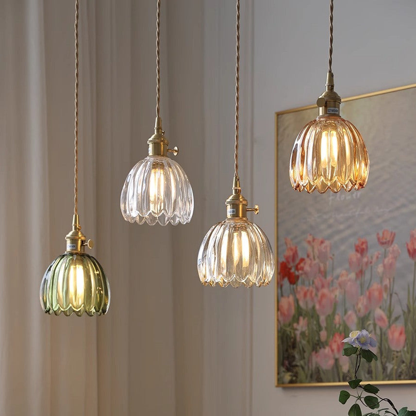 Japanese glass pendant lamp 1
