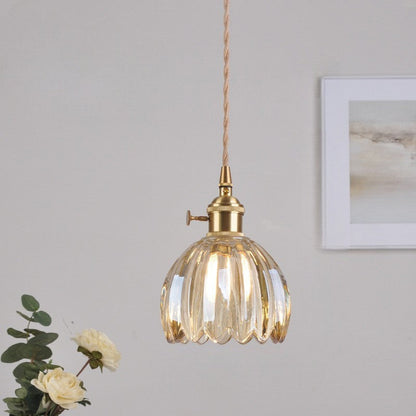 Japanese glass pendant lamp 8