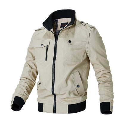 Jens | Men's autumn bomber jacket with a classic design 1