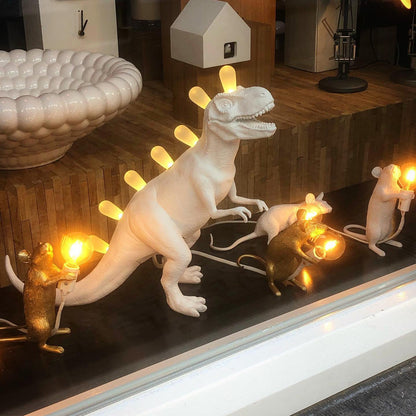 DinoLite - Lampada da Tavolo Creativa con Schiena Illuminata