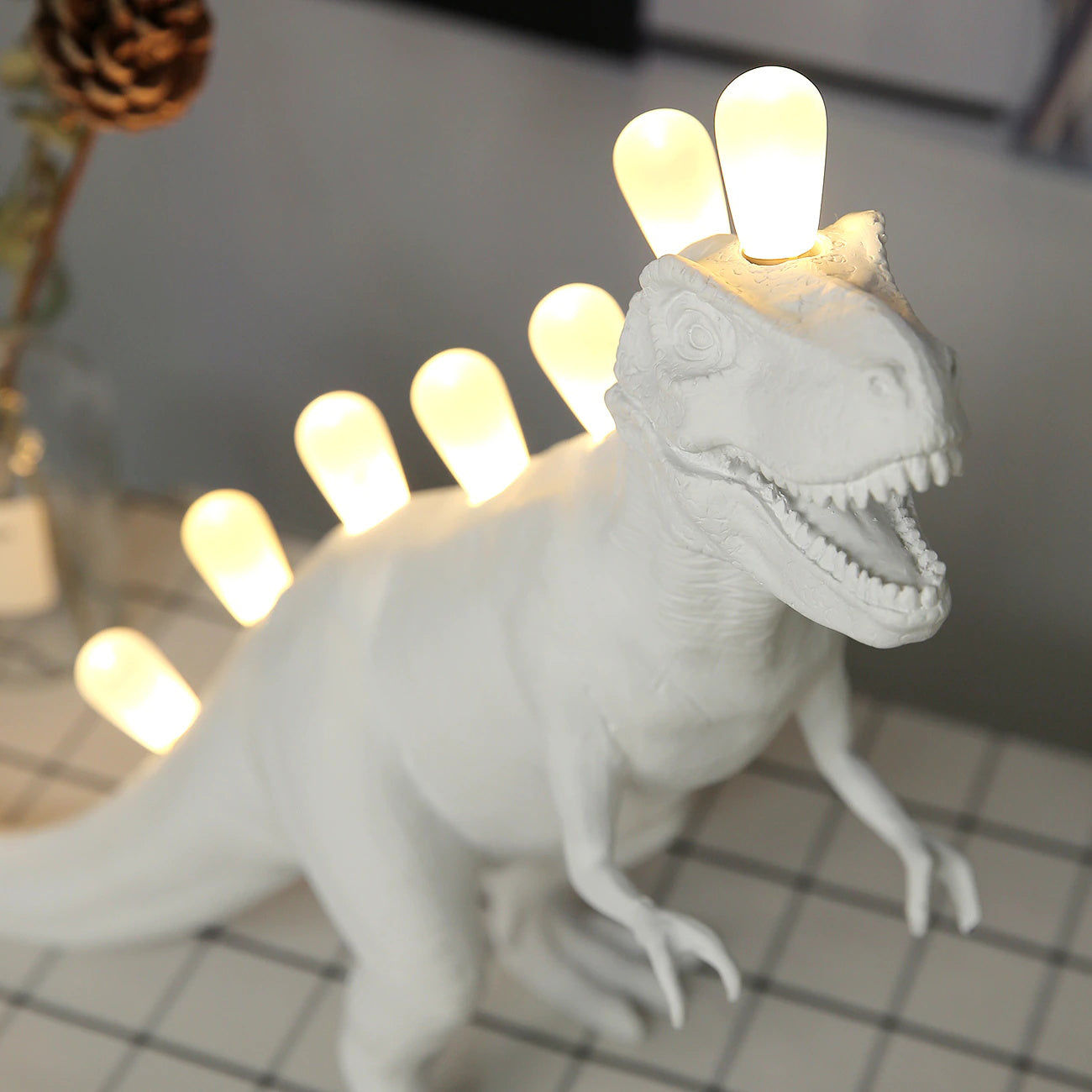 DinoLite - Lampada da Tavolo Creativa con Schiena Illuminata
