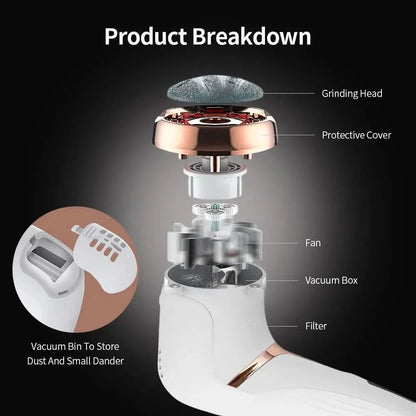 Kalluscare foot care device – rechargeable callus remover for silky soft feet 4