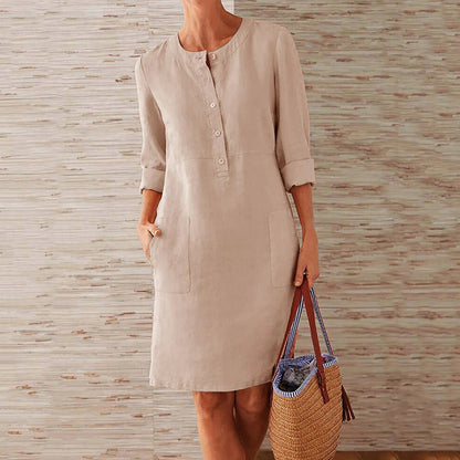 Variant image for Women's Summer Dress Blue Size M Polyester-1