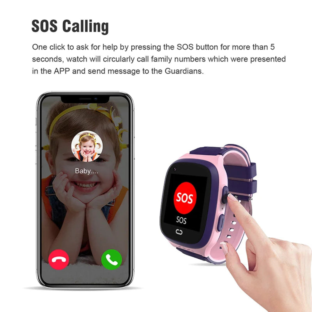 KidVoy | Durable Waterproof GPS Smartwatch for Kids with Touchscreen Camera 3