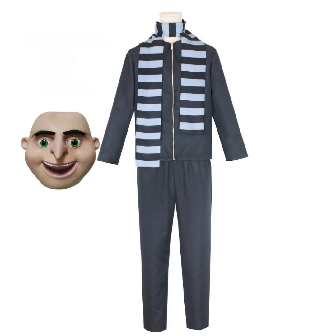 Kids Cartoon Villain Halloween Costume Set | Mask Scarf 1