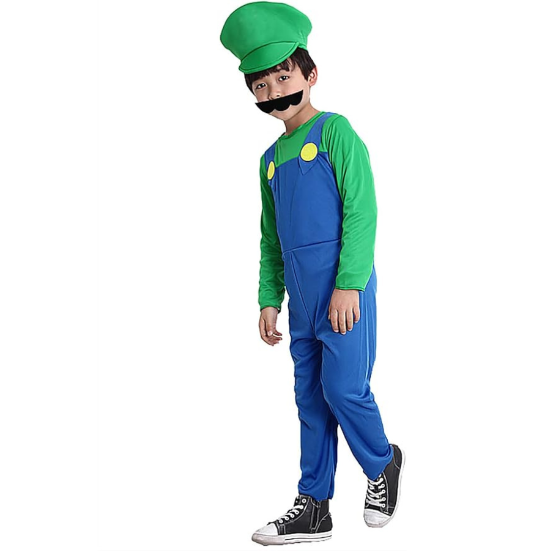 Kids Classic Long Sleeve Halloween Costume Jumpsuit | Overalls Style 2