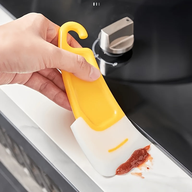 Kitchen Scraper Tool with Non-Stick Plastic Blade 0