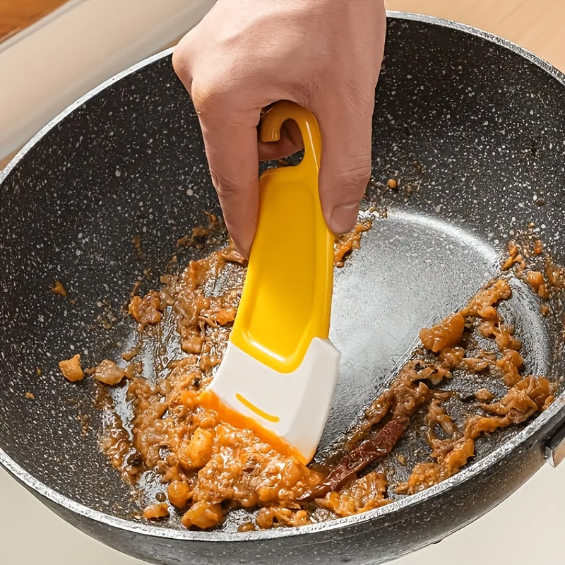 Kitchen Scraper Tool with Non-Stick Plastic Blade 2