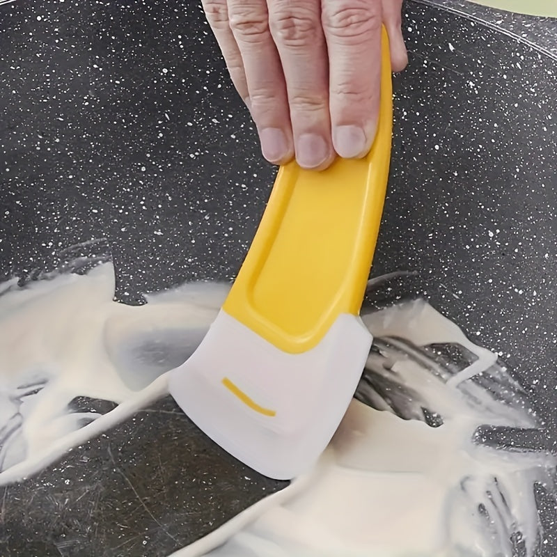 Kitchen Scraper Tool with Non-Stick Plastic Blade 5