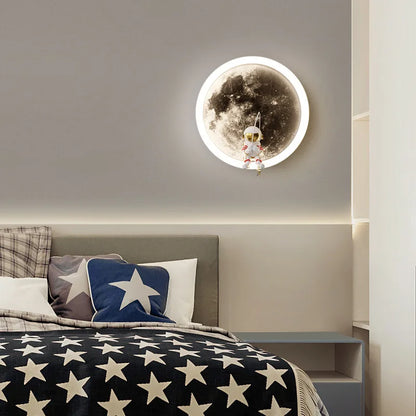 LunarGlow – LED Moon Wall Lamp