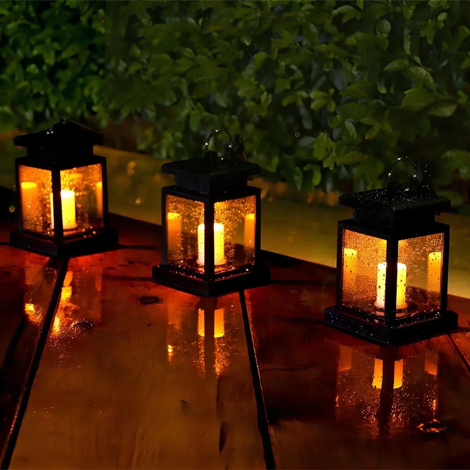 Luxury Outdoor Garden Lantern – Weather-Resistant Hanging Lantern Light for Patios and Terraces-2