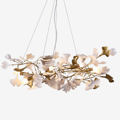 NatureGlow – Elegant Ginkgo Leaf Pendant