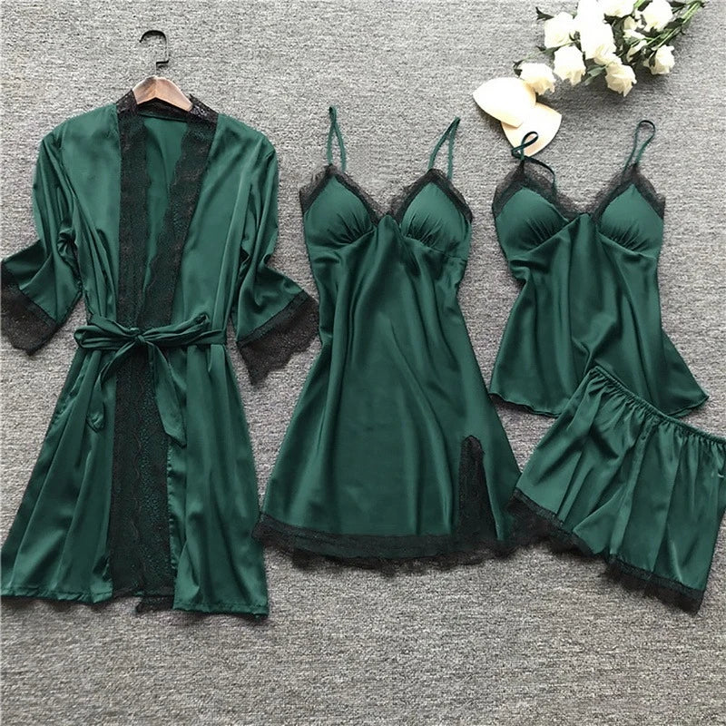 VelvetSlumber - Sophisticated Sleepwear Set for Ultimate Nighttime Comfort