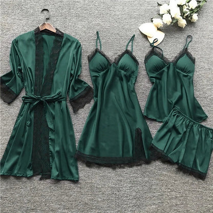 VelvetSlumber - Sophisticated Sleepwear Set for Ultimate Nighttime Comfort