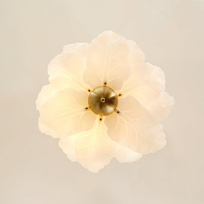 FoliageGlow - Deckenlampe mit Glasblatt-Design und sanfter Beleuchtung
