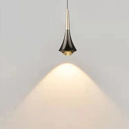 LuxeAura - Refined Silver Hanging Lamp