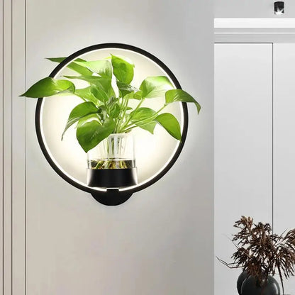 VerdantGlow - Plant Wall Lamp